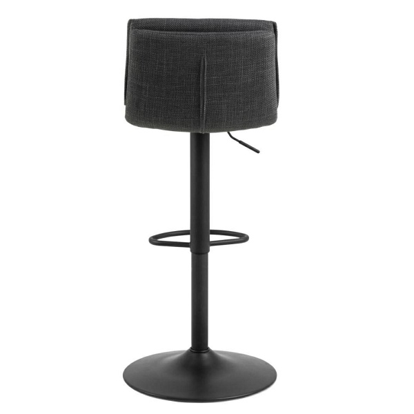 Stołek barowy Flynn szary ciemny - ACTONA